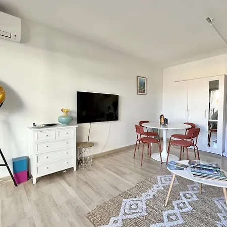 Beautiful Flat With Terrace Near Croisette Appartement